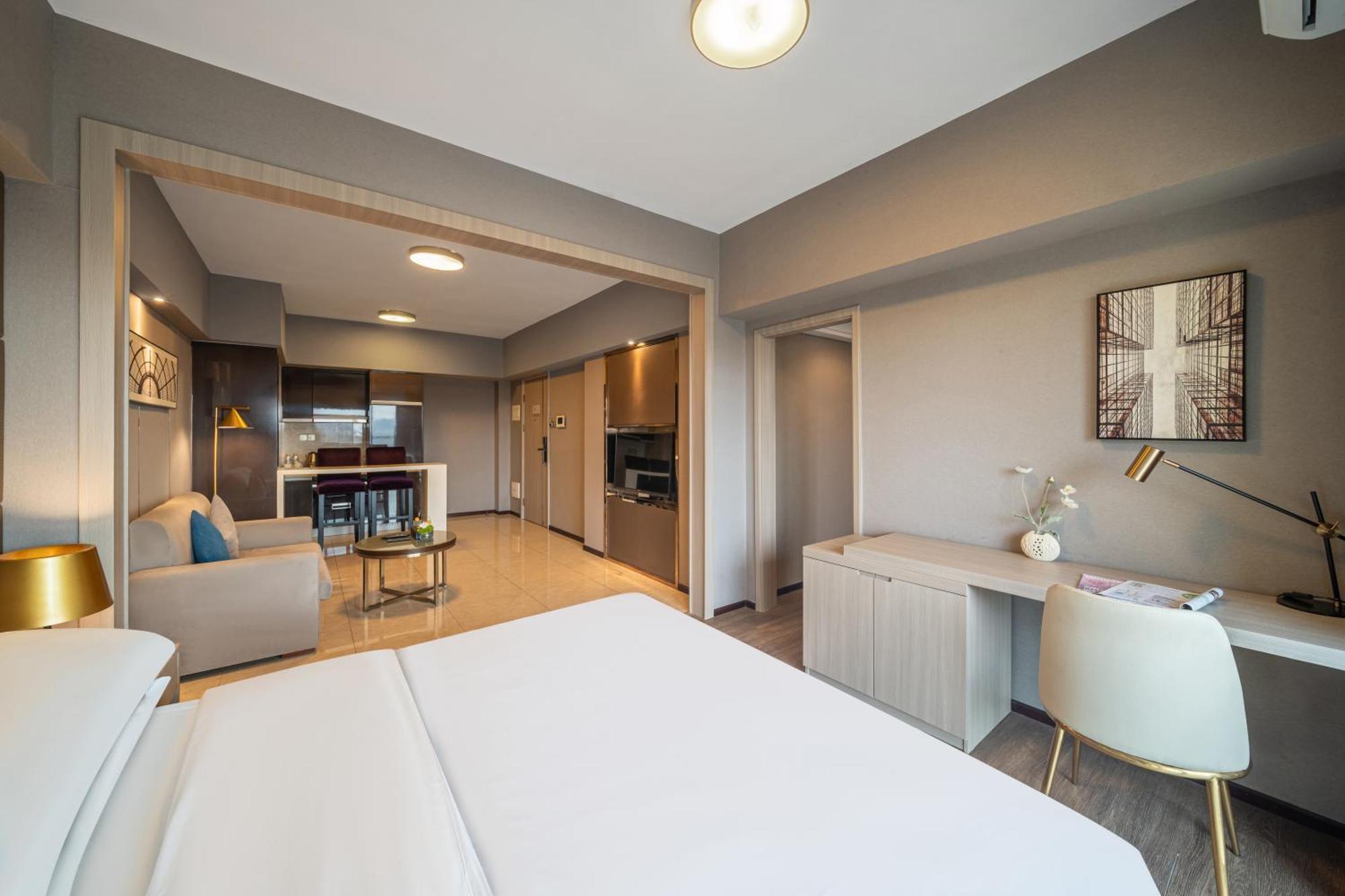 Foshan Poltton International Serviced Apartment-Canton Fair Free Shuttle Bus ภายนอก รูปภาพ