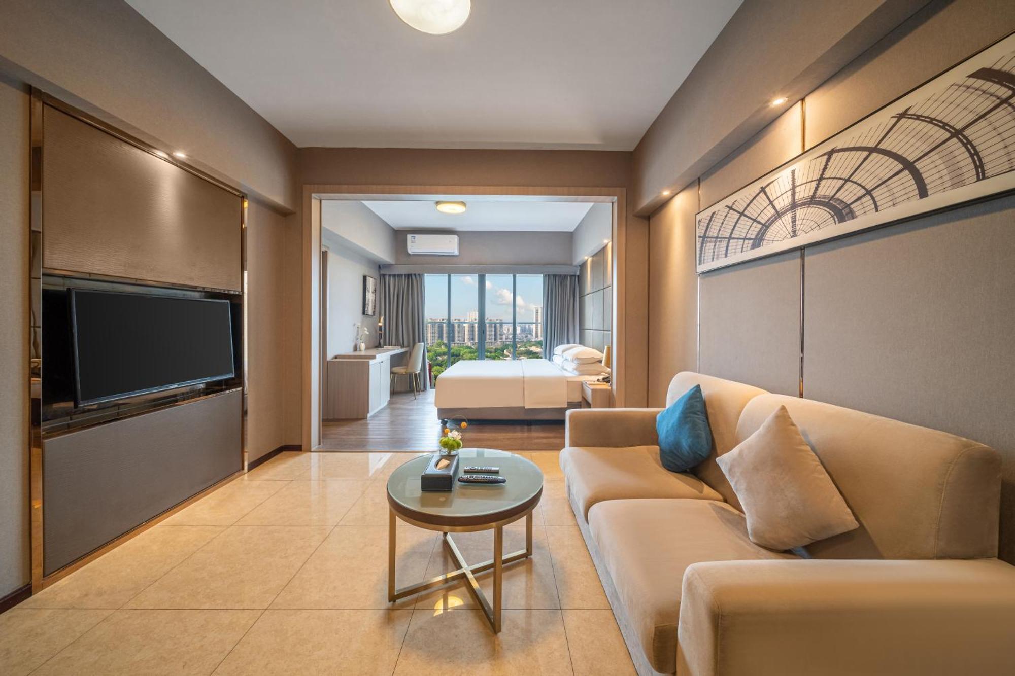 Foshan Poltton International Serviced Apartment-Canton Fair Free Shuttle Bus ภายนอก รูปภาพ