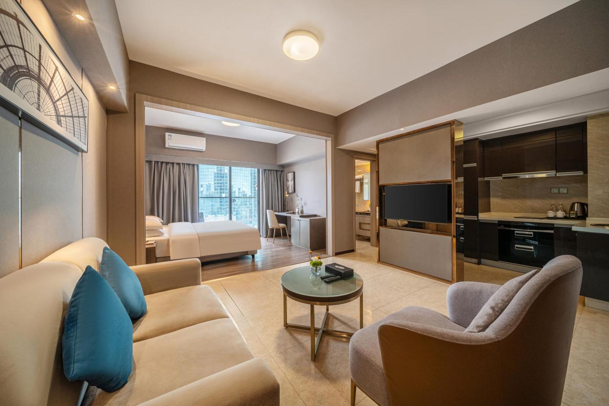 Foshan Poltton International Serviced Apartment-Canton Fair Free Shuttle Bus ภายนอก รูปภาพ